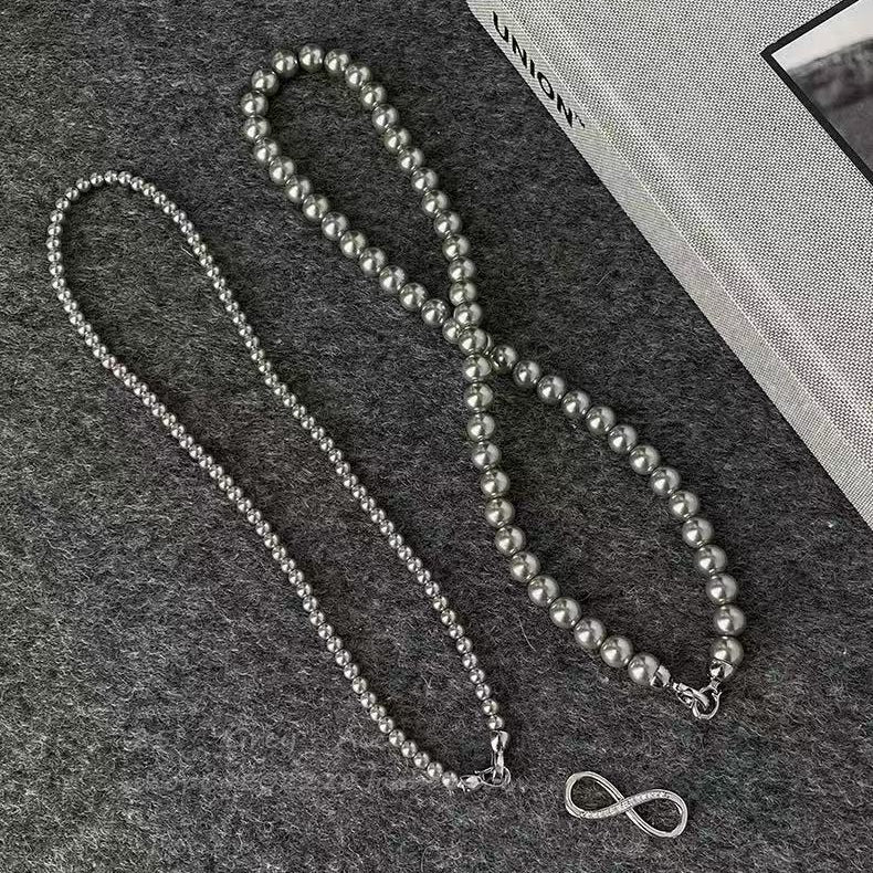 Layered pearl necklace – the perfect accessory for evening gowns at banquets, parties and formal dinners.