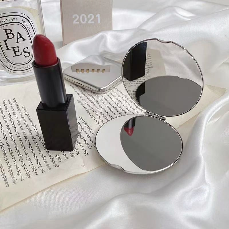 Premium 304 Stainless Steel Foldable Double-Sided Compact Mirror