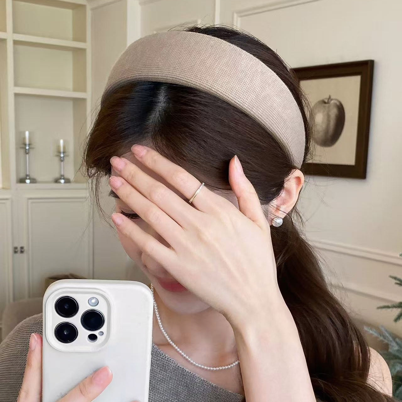 Luxury Wide Fabric Padded Headband | Elegant Vintage Hair Accessory