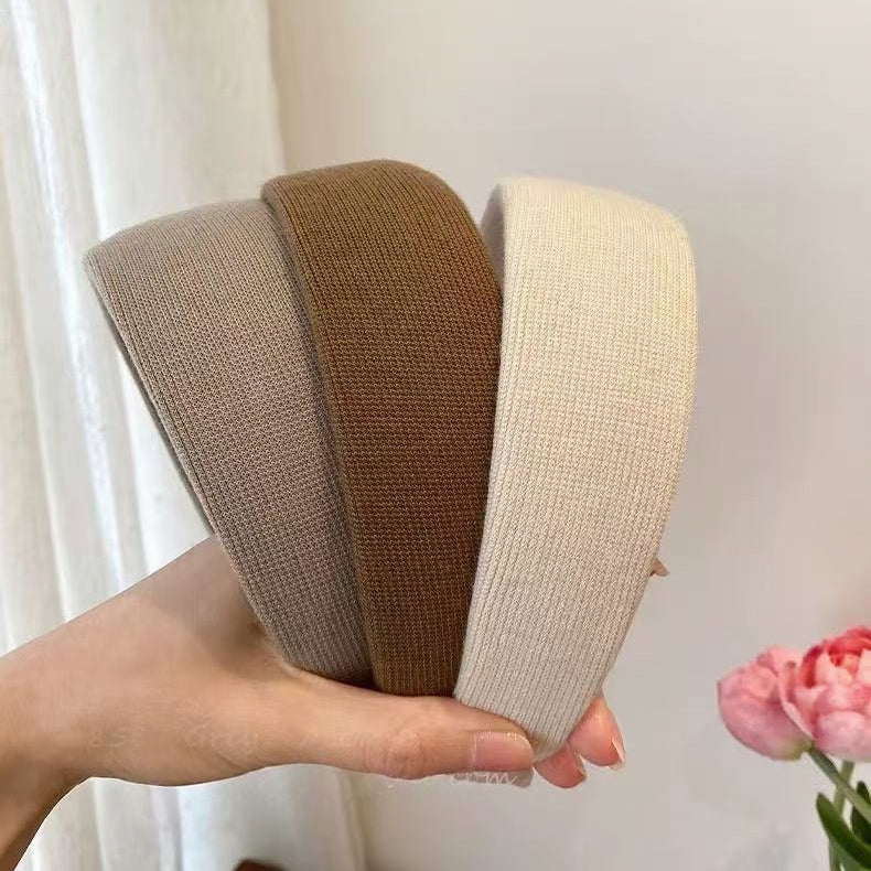 Luxury Wide Fabric Padded Headband | Elegant Vintage Hair Accessory