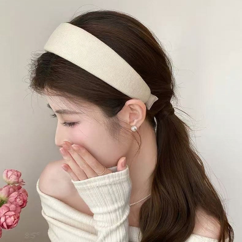 Luxury Wide Fabric Padded Headband | Elegant Vintage Hair Accessory
