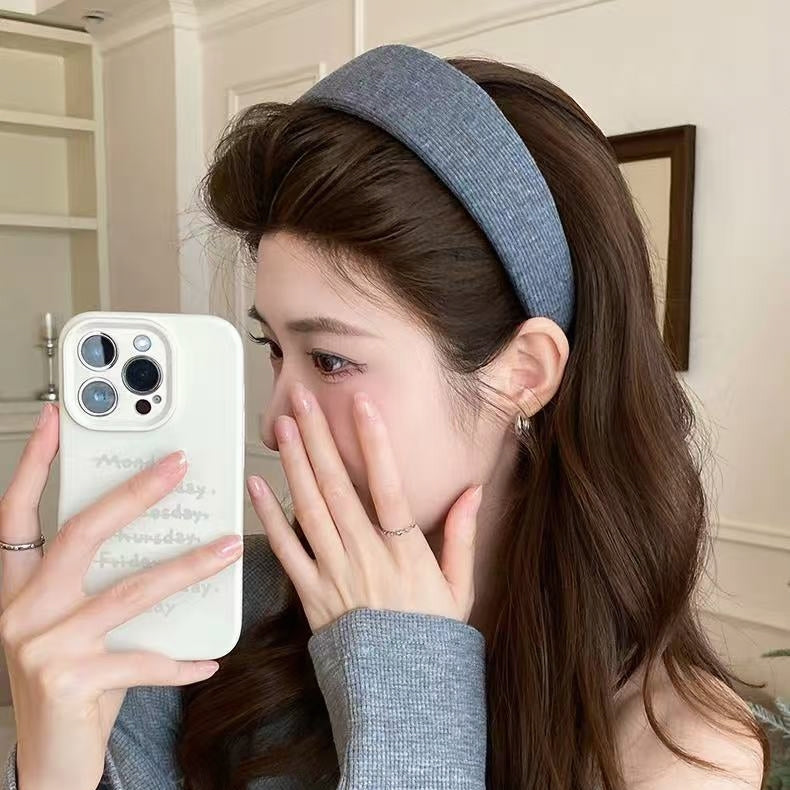 Luxury Wide Fabric Padded Headband | Elegant Vintage Hair Accessory