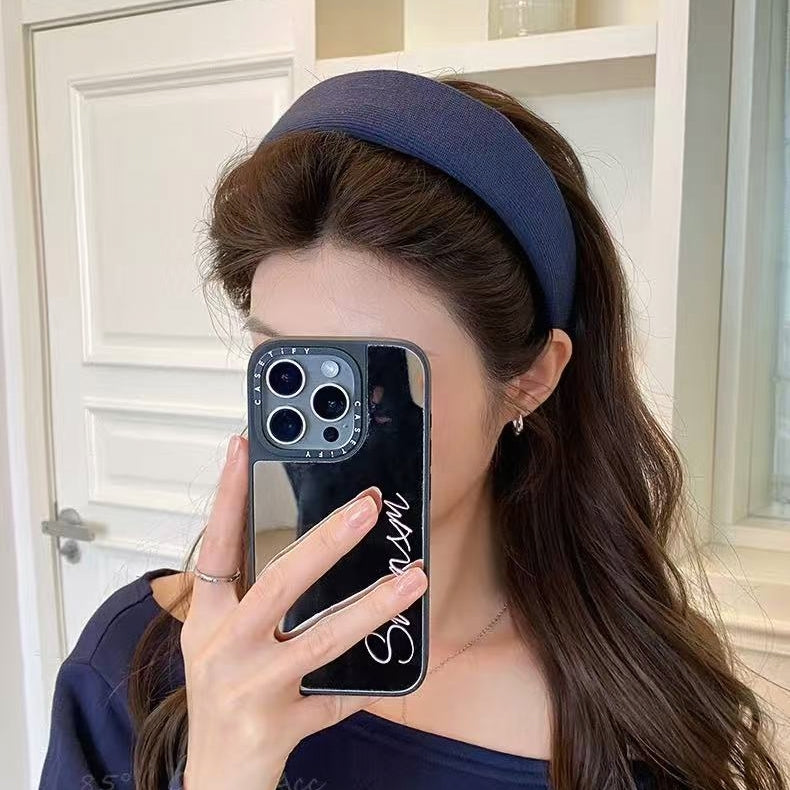 Luxury Wide Fabric Padded Headband | Elegant Vintage Hair Accessory