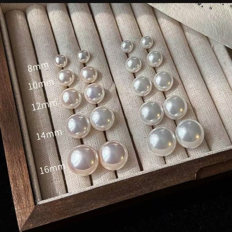 Pearl Earrings with Flashing Lights, 8MM, 10MM, 12MM, 14MM, 16MM