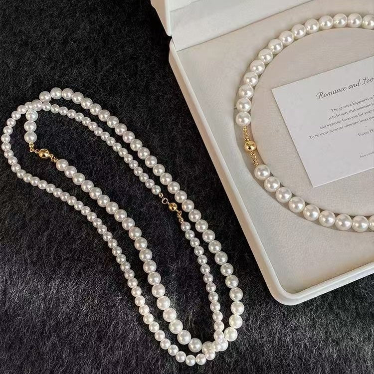 Pearl Necklace, Magnetic Clasp