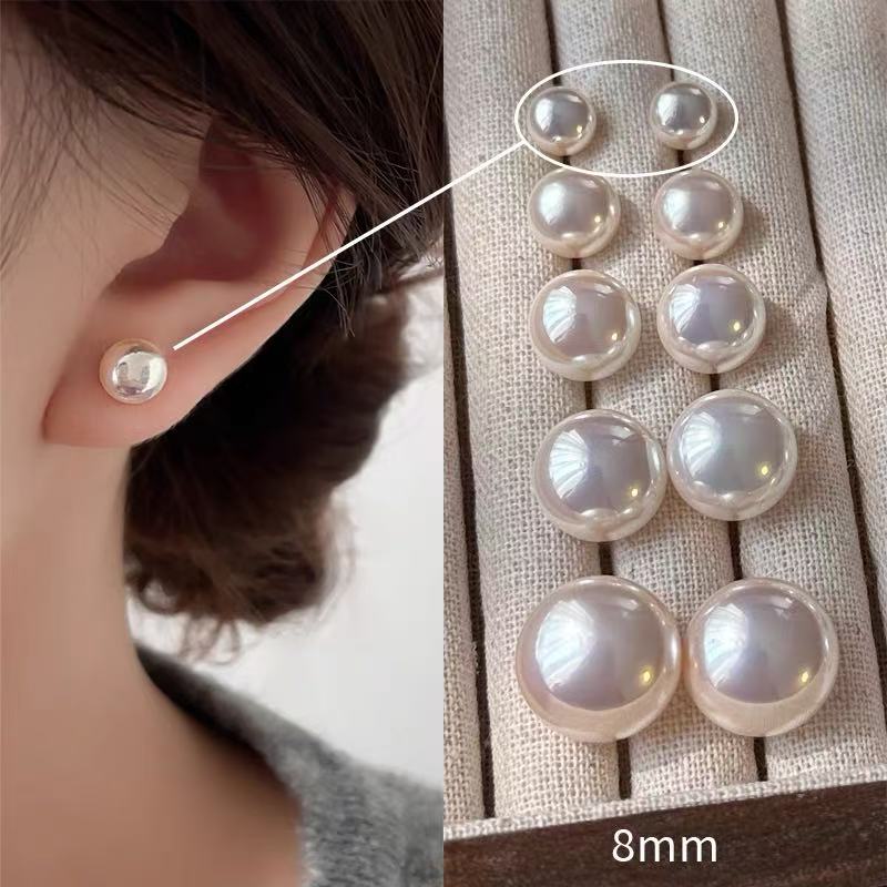 Pearl Earrings with Flashing Lights, 8MM, 10MM, 12MM, 14MM, 16MM