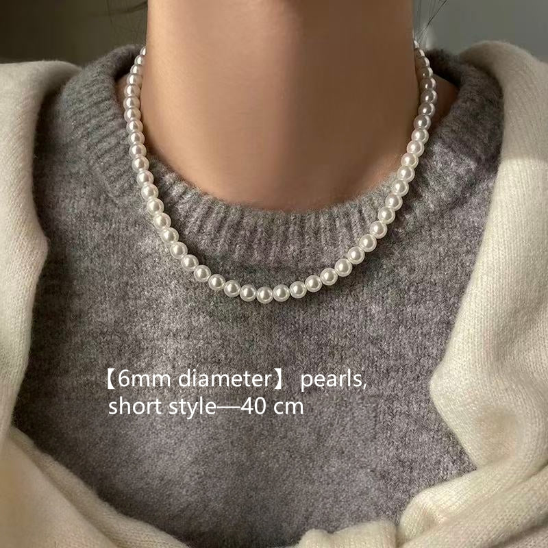 Pearl Necklace, Magnetic Clasp