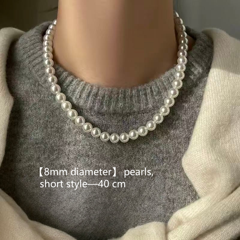 Pearl Necklace, Magnetic Clasp