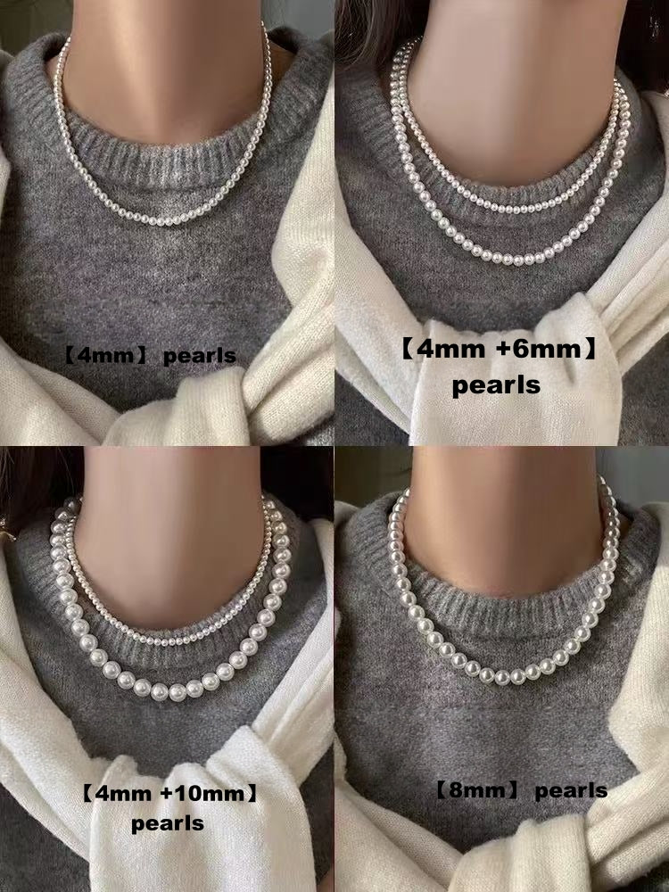 Pearl Necklace, Magnetic Clasp