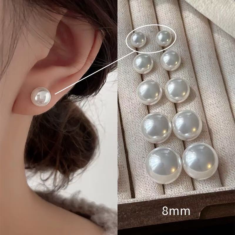 Pearl Earrings with Flashing Lights, 8MM, 10MM, 12MM, 14MM, 16MM